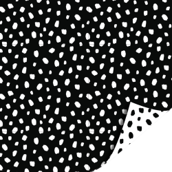 Kassaplan - 5 Rolls Wrapping paper 70cm - Basic - Black - White
