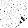 Kassaplan - Roll Wrapping paper 70cm - Basic - Black - White - Dots - Stripes