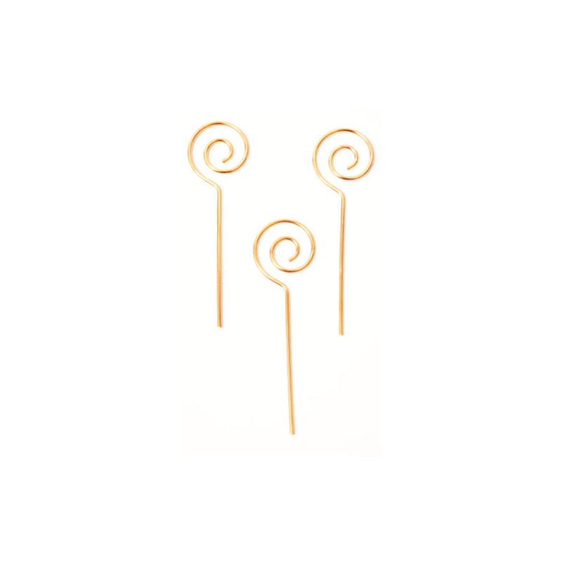 10 Gelukspoppetjes - Sinterklaas staf - Goud