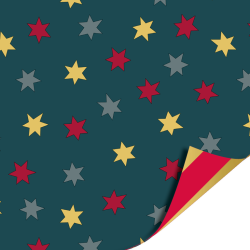 Kassaplan - Wrapping Paper 70 cm - Christmas - Stars