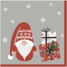 P+D - Lunch Napkins - Gnome with Gifts