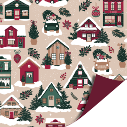 Kassaplan - Wrapping paper 70cm - Classic Christmas - Set of 5