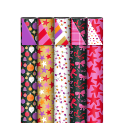 Kassaplan - Wrapping paper 70cm - Colorful Christmas - Set of 5