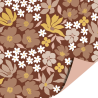 Kassaplan - Wrapping paper 70cm - Mokka love - Set of 5
