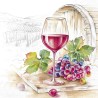 IHR - Lunch Napkins - Vin Rouge