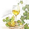 IHR - Lunch servetten - Vin Blanc