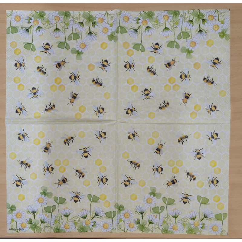 Ambiente - Lunch Napkin - Bees Joy