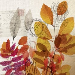 IHR - Lunch servetten - Autumn memories cream
