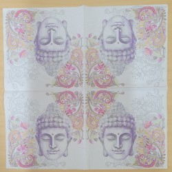 Ambiente - Lunch servet - Buddha Head Stone