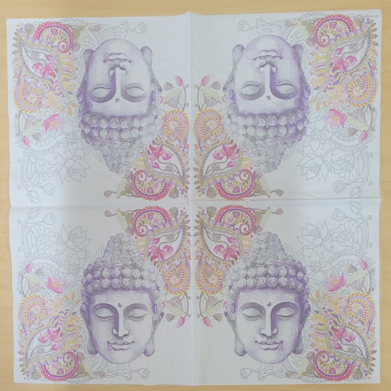Ambiente - Lunch servet - Buddha Head Stone Ambiente - Lunch servet - Buddha Head Stone
