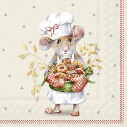 IHR - Lunch Napkins - Anna baked - Mouse - Cook