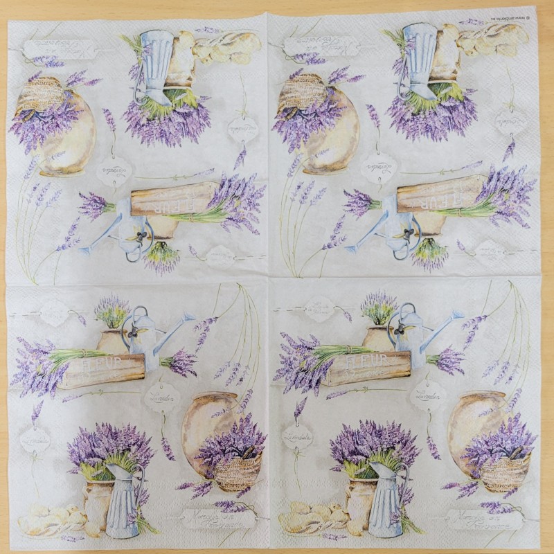 Ambiente - Lunch Napkin - Fleur De Provence