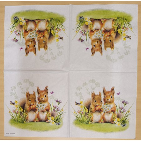 Ambiente - Lunch servet - Little squirrels