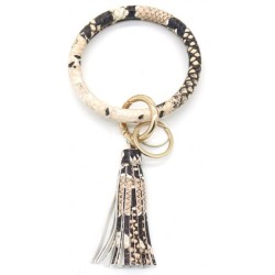 Bag / key ring - tassel with shells