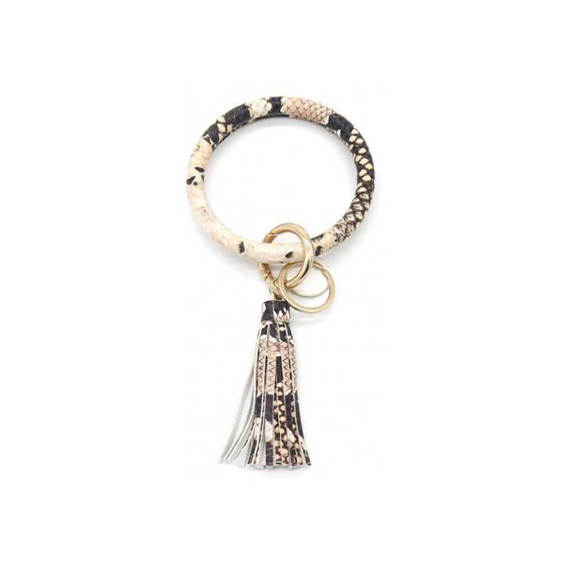 Bag / key ring - tassel with shells