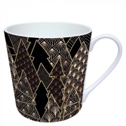 Mug - Luxury Trees Black - 300ml - Ambiente - Autumn - christmas