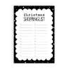 A5 Notitieblok - Christmas Shoppinglist -  Kerst