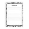 A5 Notitieblok - Dots wit/zwart